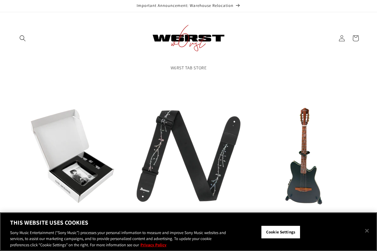 W6RST homepage screenshot