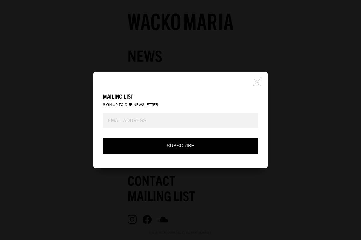 wackomaria.co.jp homepage screenshot
