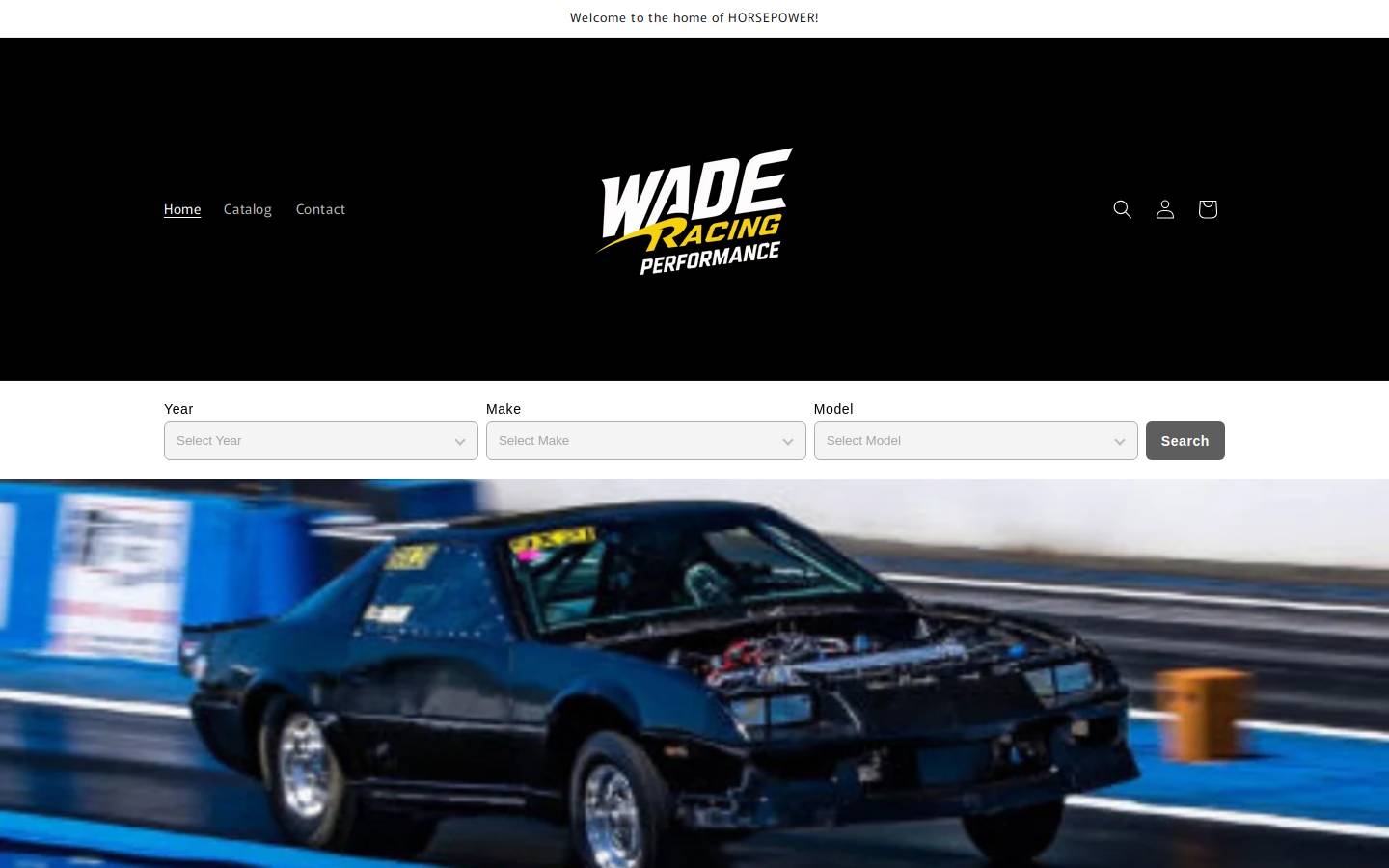 waderacingperformance.com homepage screenshot