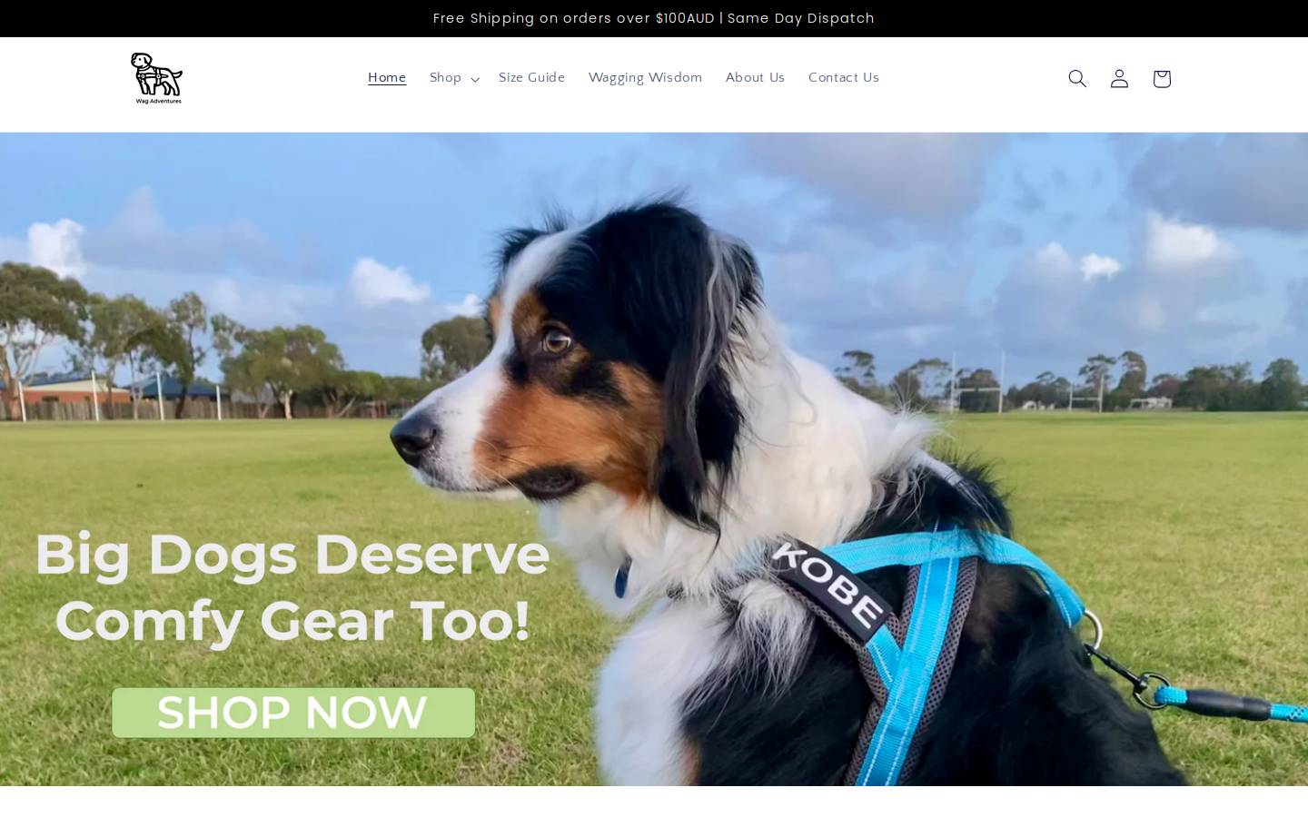 wagadventures.com homepage screenshot
