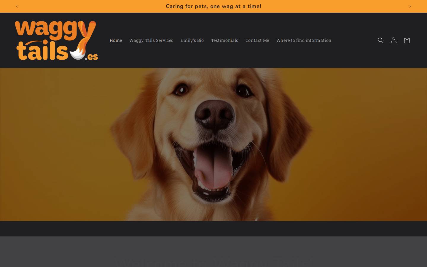 waggytails.es homepage screenshot