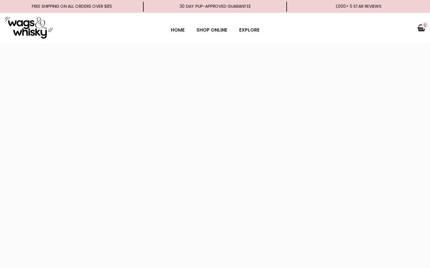 Wags & Whisky homepage screenshot