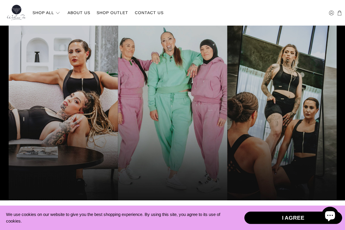 Wahine Toa homepage screenshot