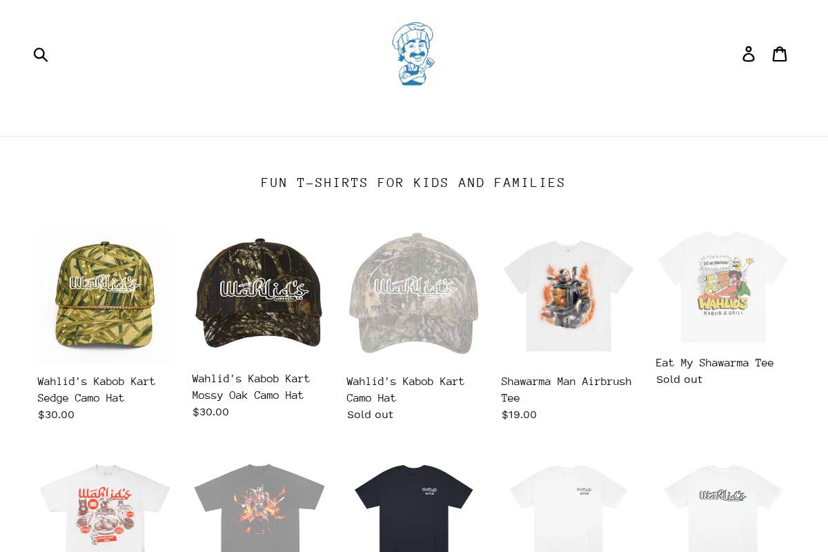 wahlid.com homepage screenshot