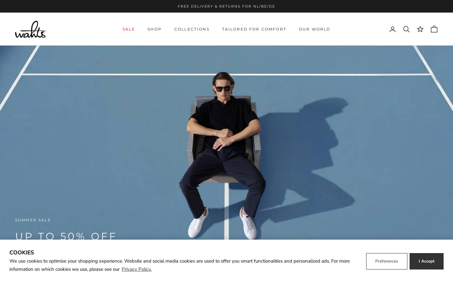 Wahts homepage screenshot
