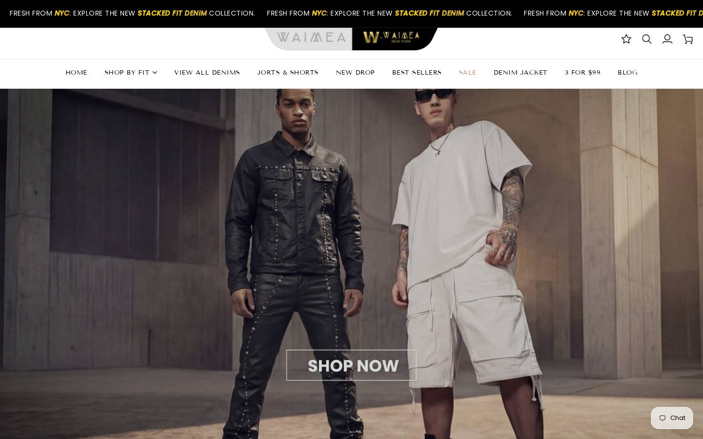 waimeafashion.com homepage screenshot
