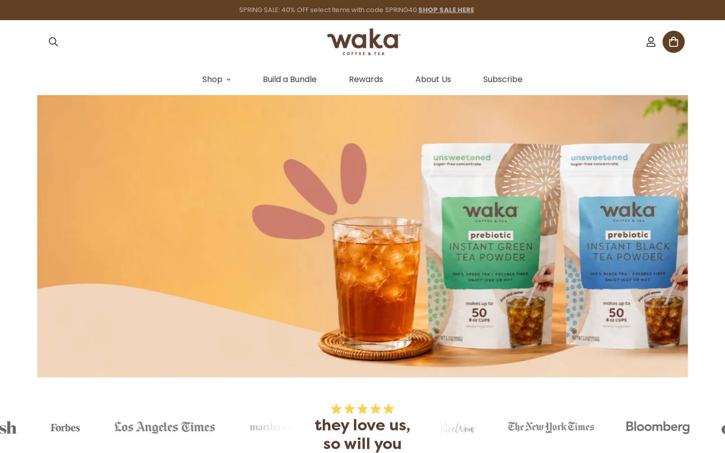 waka.coffee homepage screenshot
