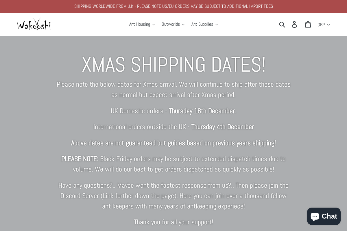 Wakooshi homepage screenshot