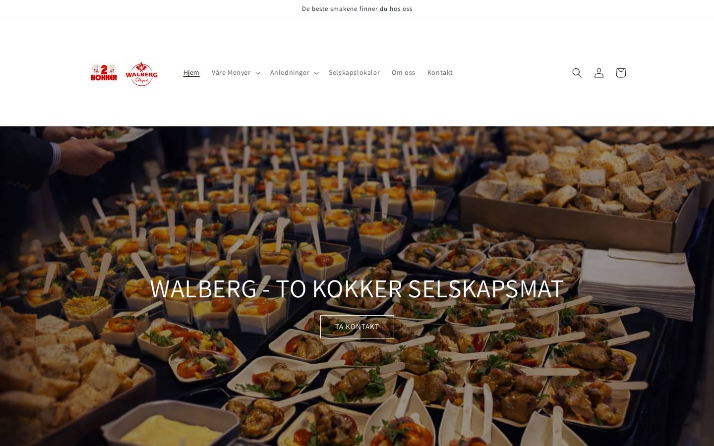 walberg.no homepage screenshot