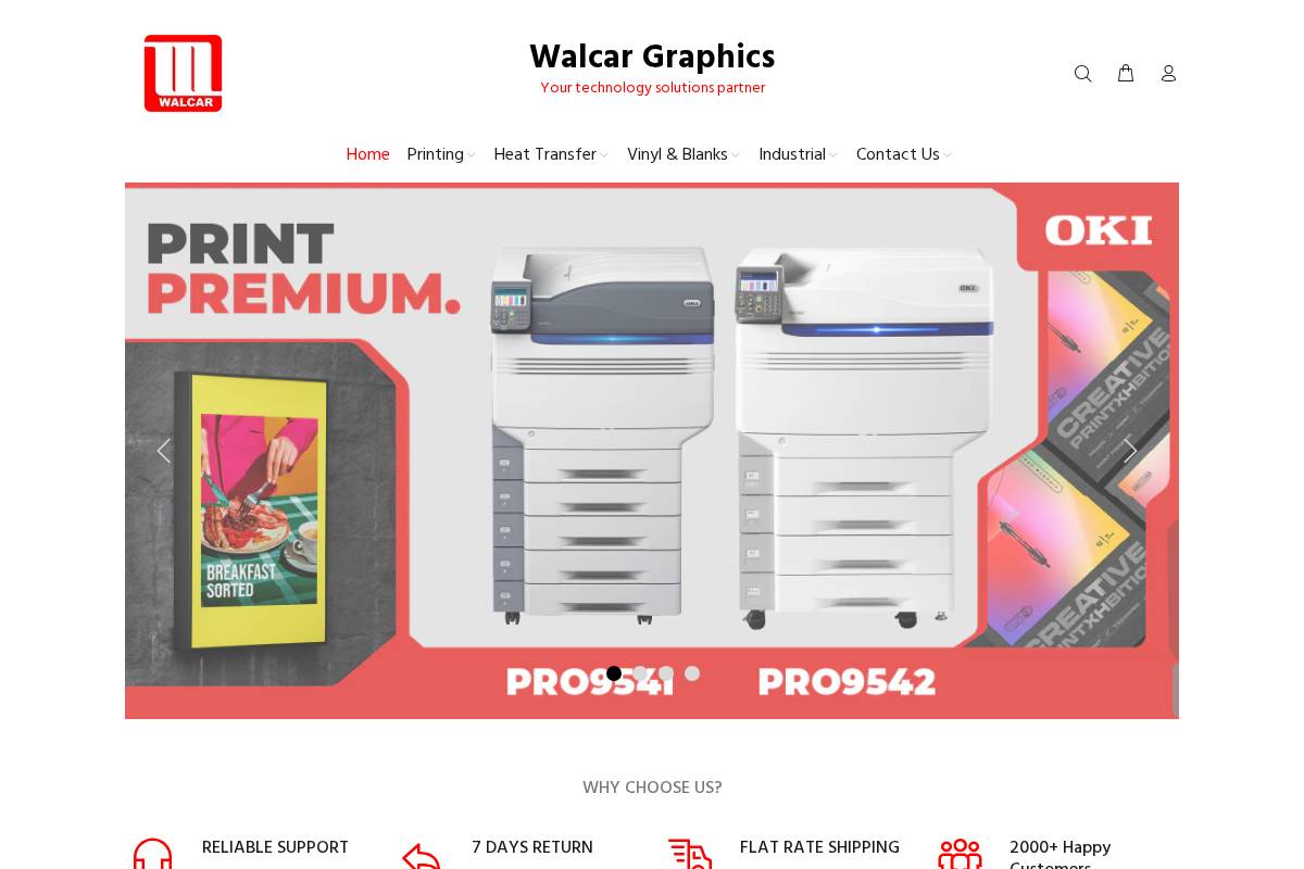 walcar.com.au homepage screenshot