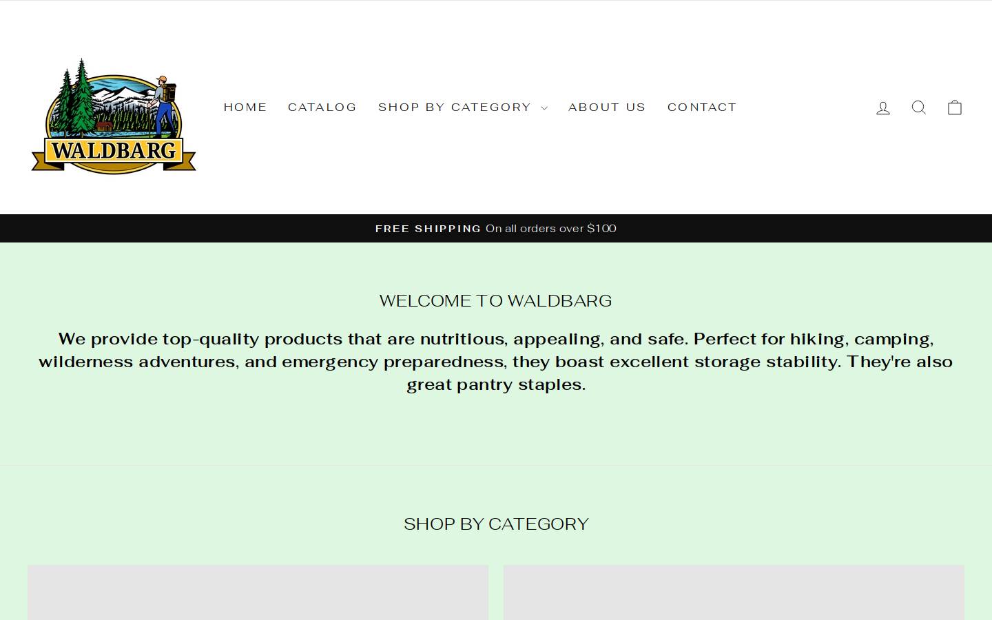 waldbarg.com homepage screenshot