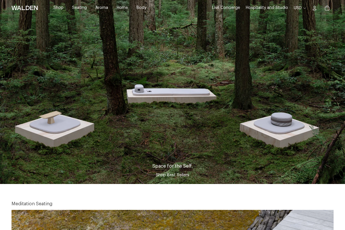 walden.us homepage screenshot