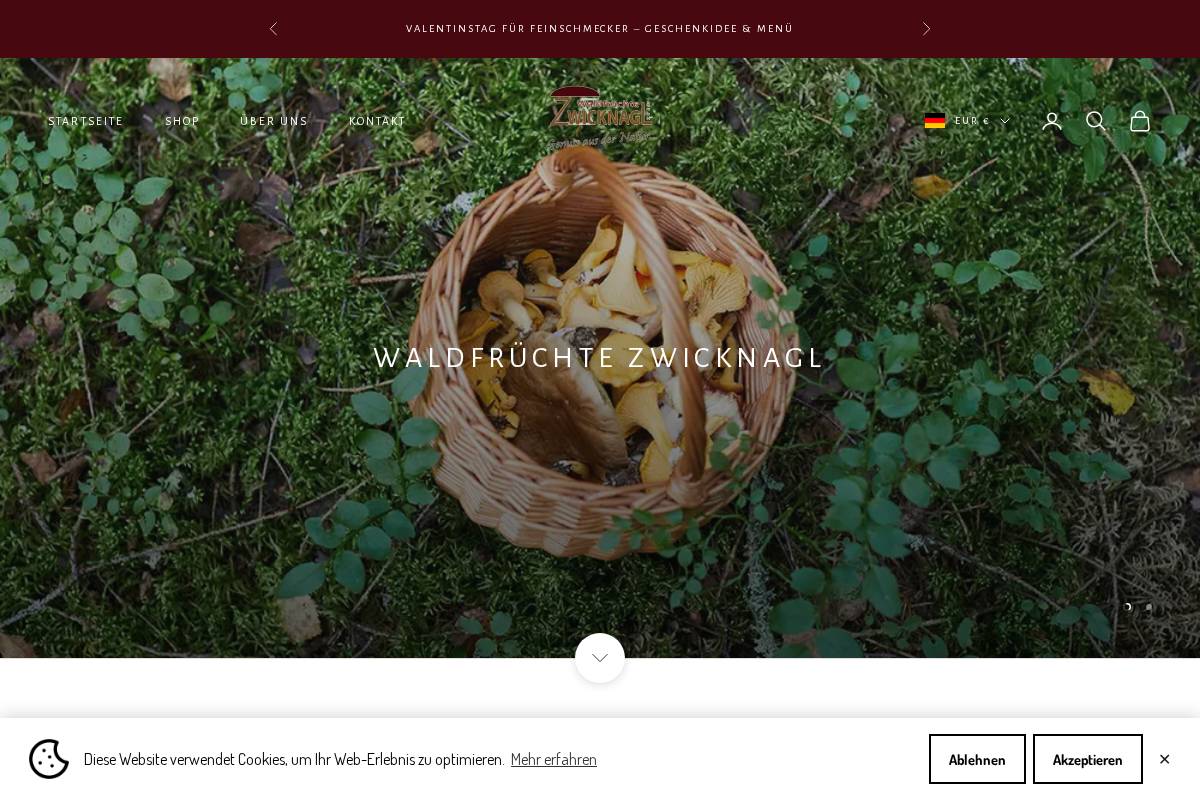 waldfruechte-zwicknagl.com homepage screenshot
