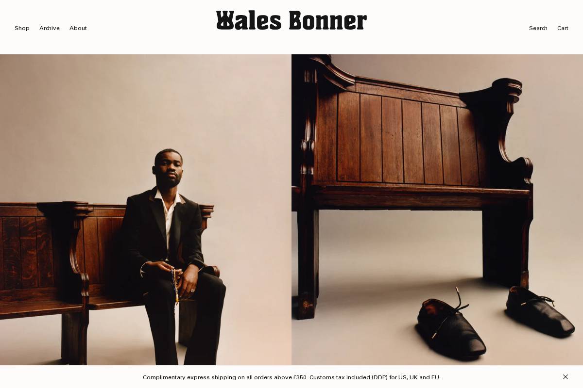 walesbonner.com homepage screenshot