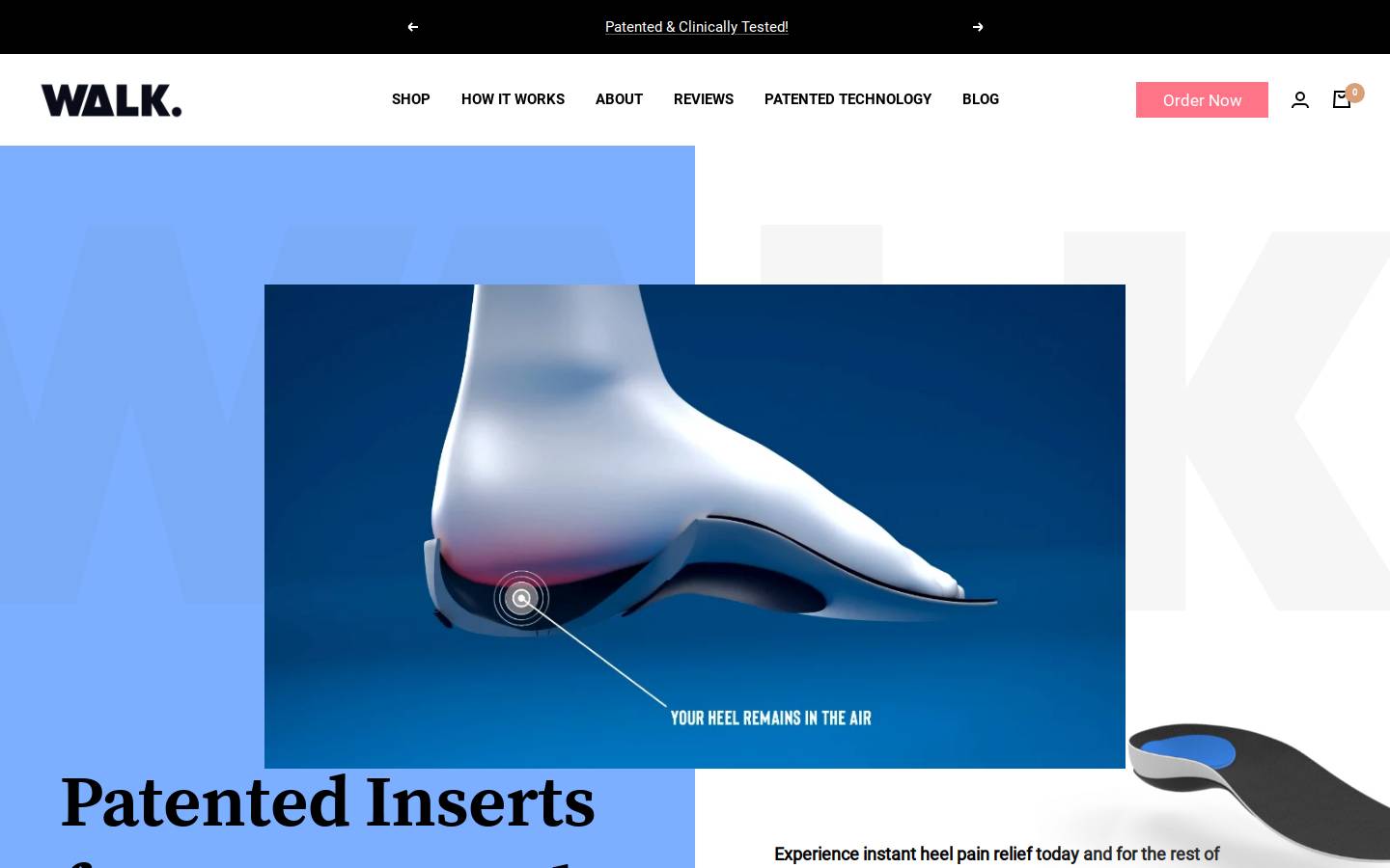 walk-innovations.com homepage screenshot