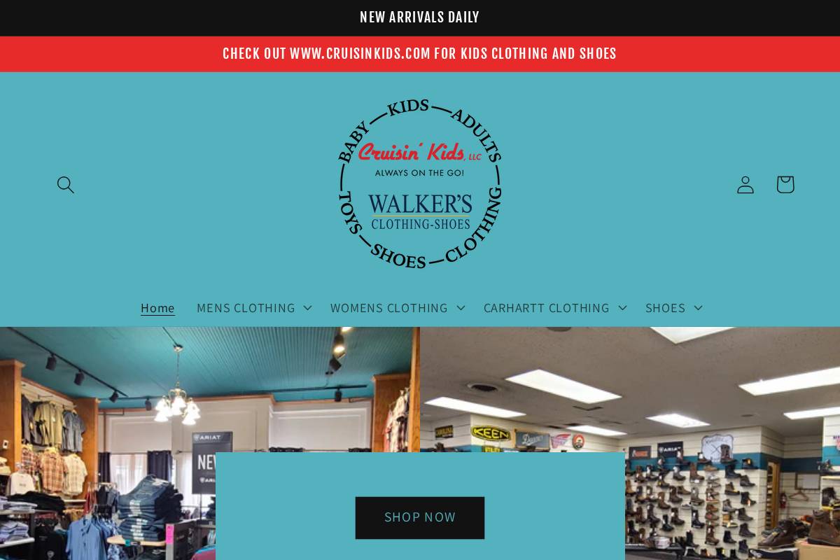 walkerscs.com homepage screenshot