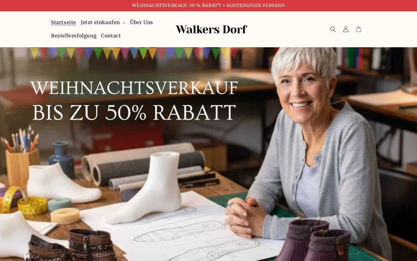 Walkersdorf homepage screenshot