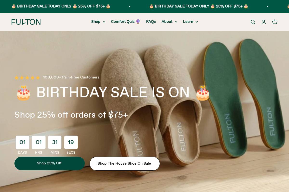 walkfulton.com homepage screenshot