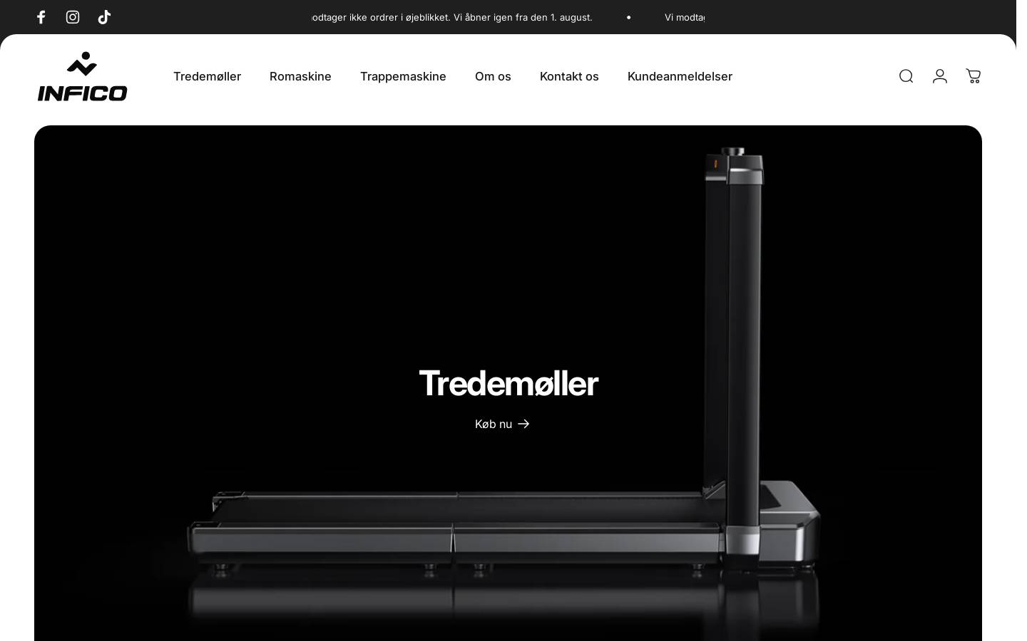 WalkingPad.dk homepage screenshot