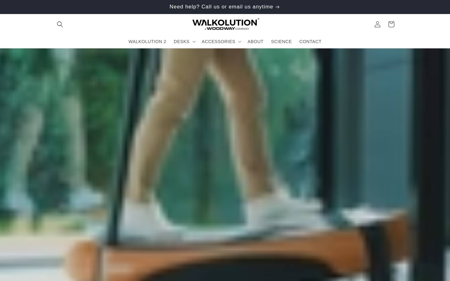 walkolution.com homepage screenshot