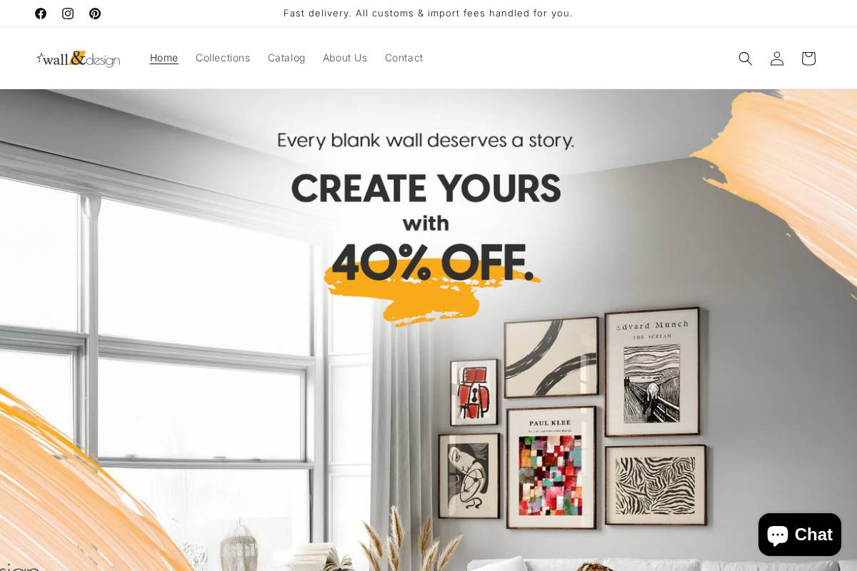 wallandesign.com homepage screenshot