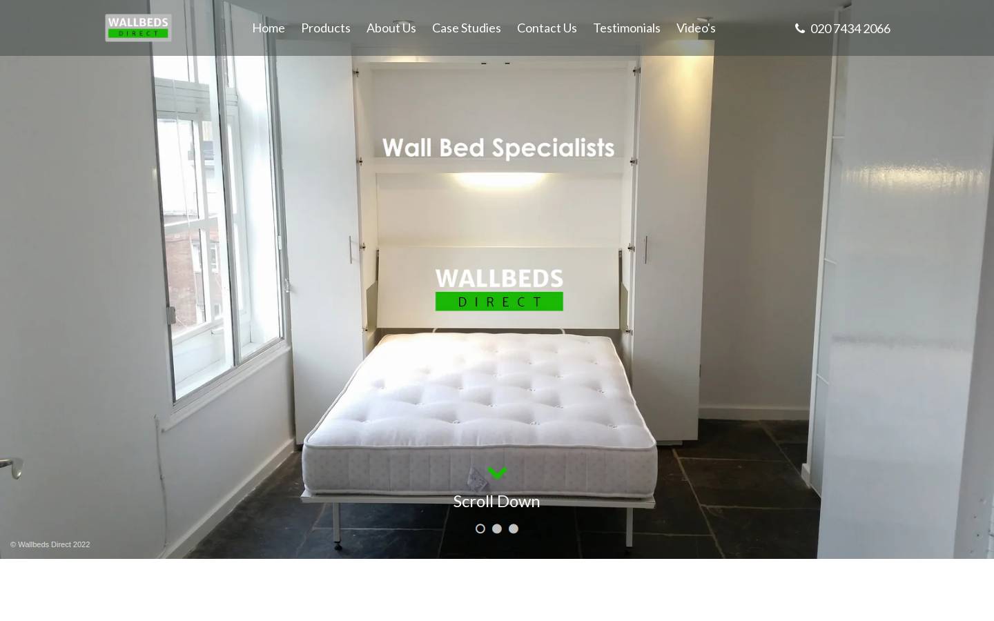wallbeds-direct.com homepage screenshot