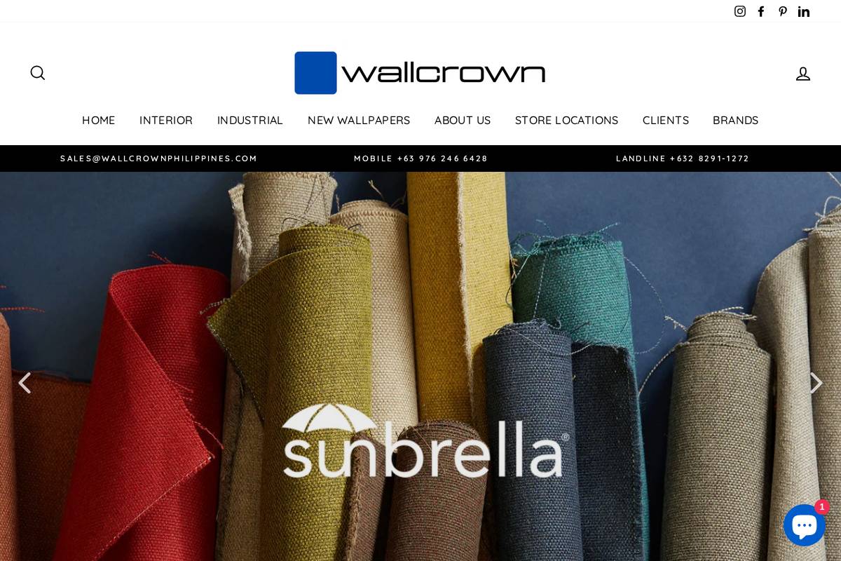 wallcrowndesignph.com homepage screenshot