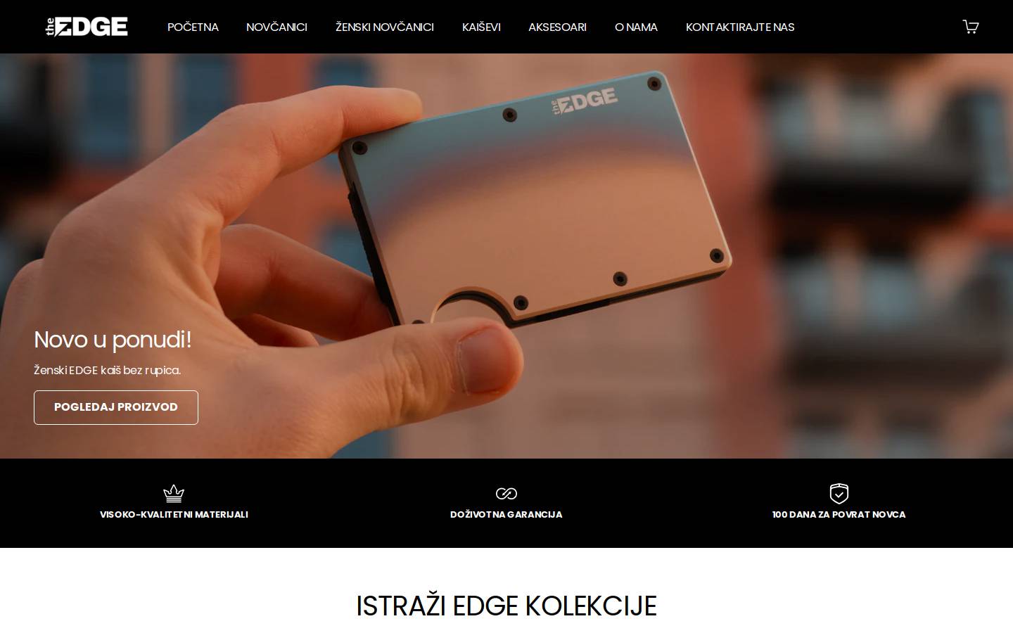walletsedge.com homepage screenshot