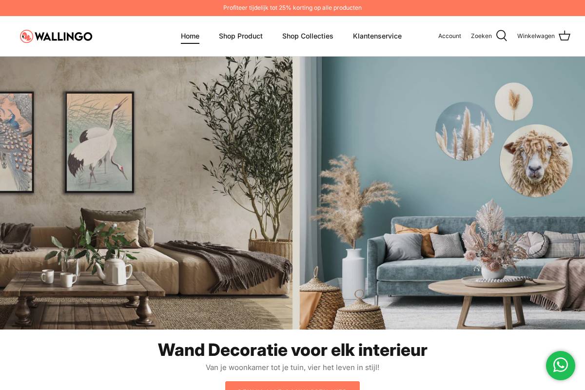 Wallingo homepage screenshot