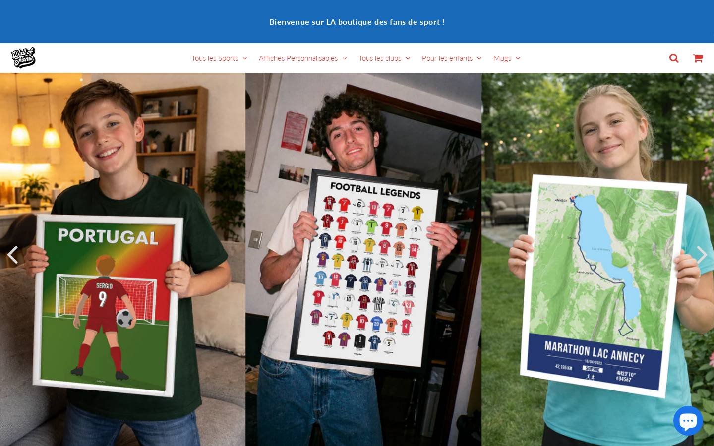 walloffame.fr homepage screenshot