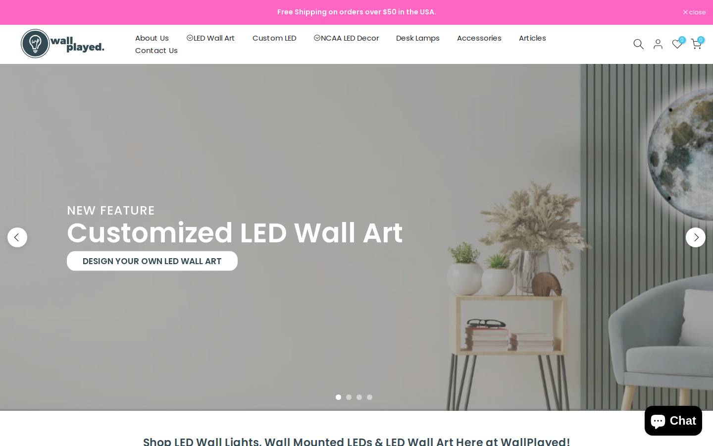 wallplayed.com homepage screenshot