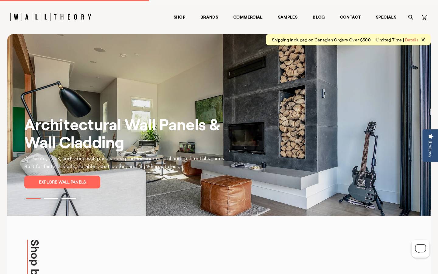 walltheory.com homepage screenshot