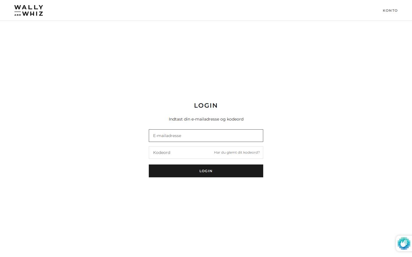 wallyandwhiz-forhandler.dk homepage screenshot