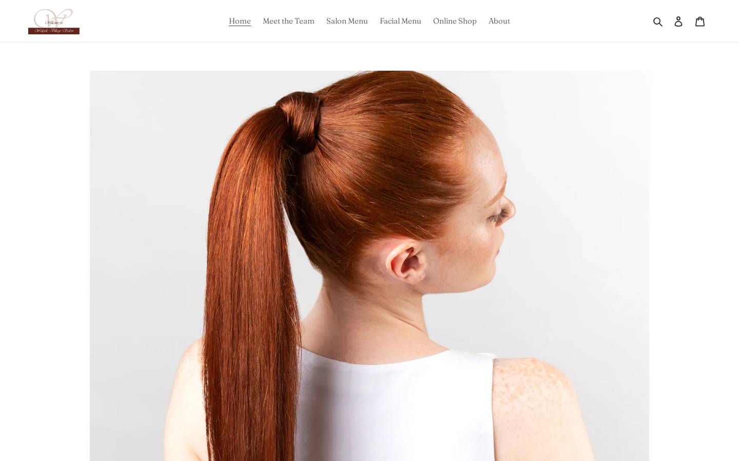 walpolevillagesalon.com homepage screenshot