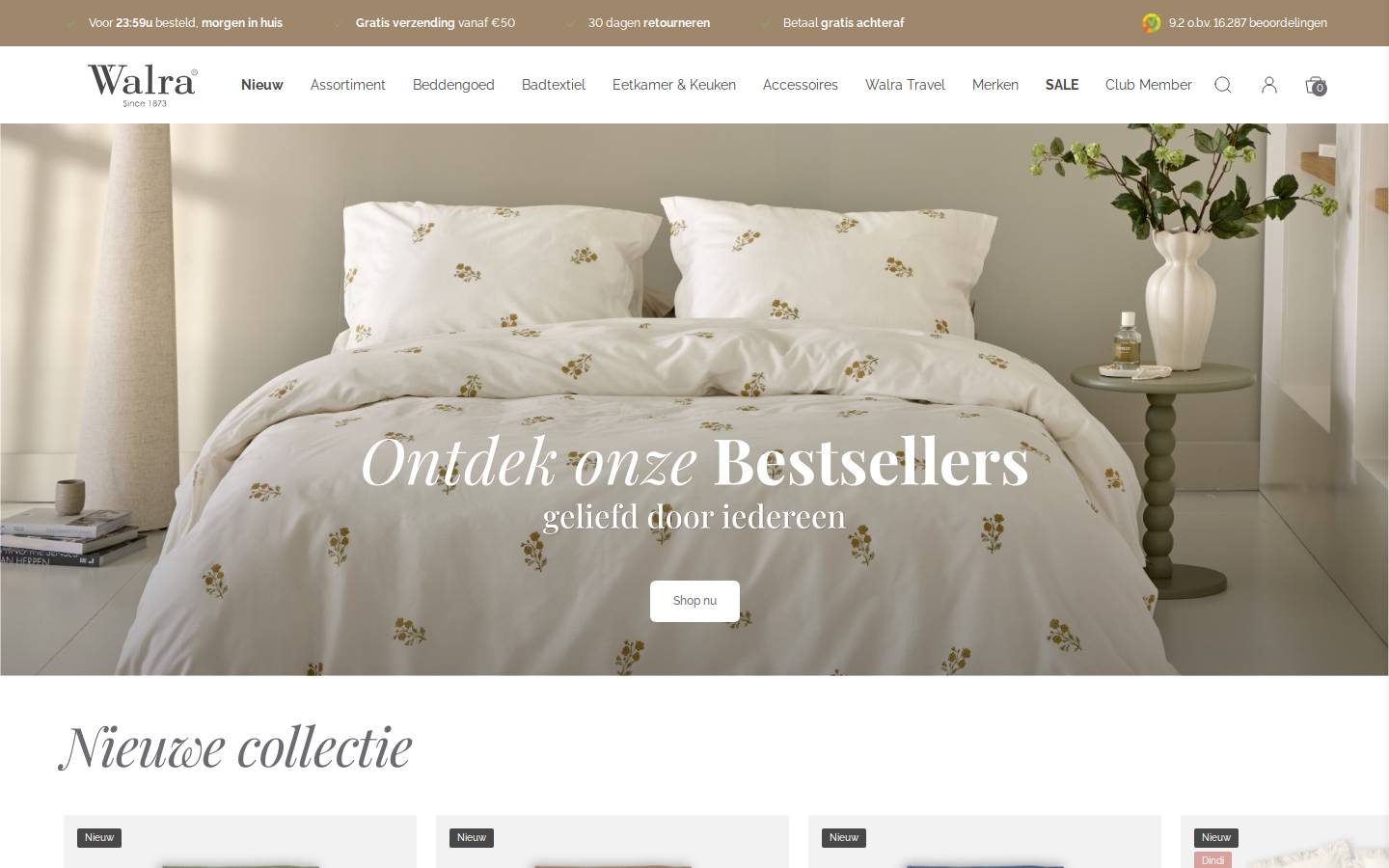 walra.nl homepage screenshot