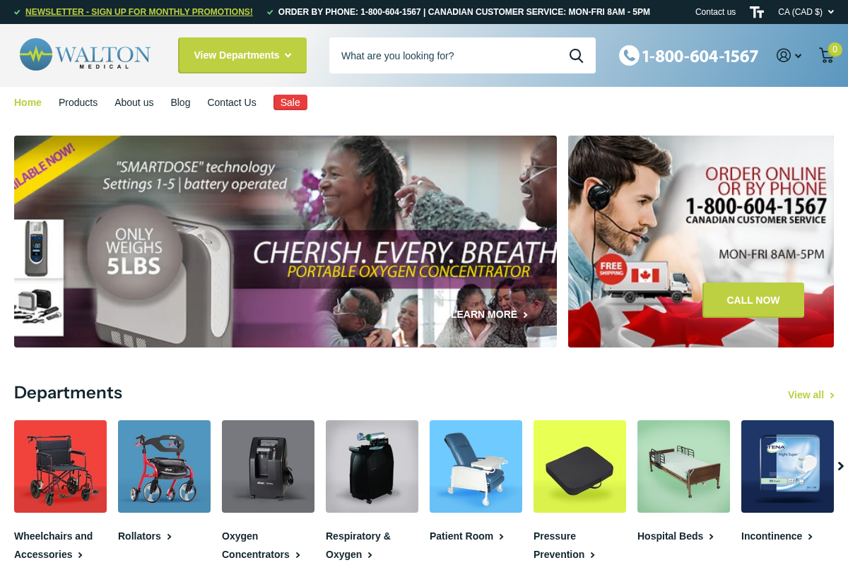 Walton Medical homepage screenshot