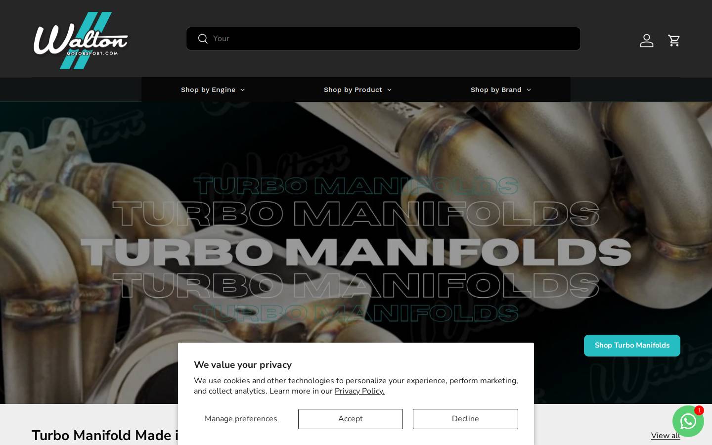 Waltonmotorsport homepage screenshot