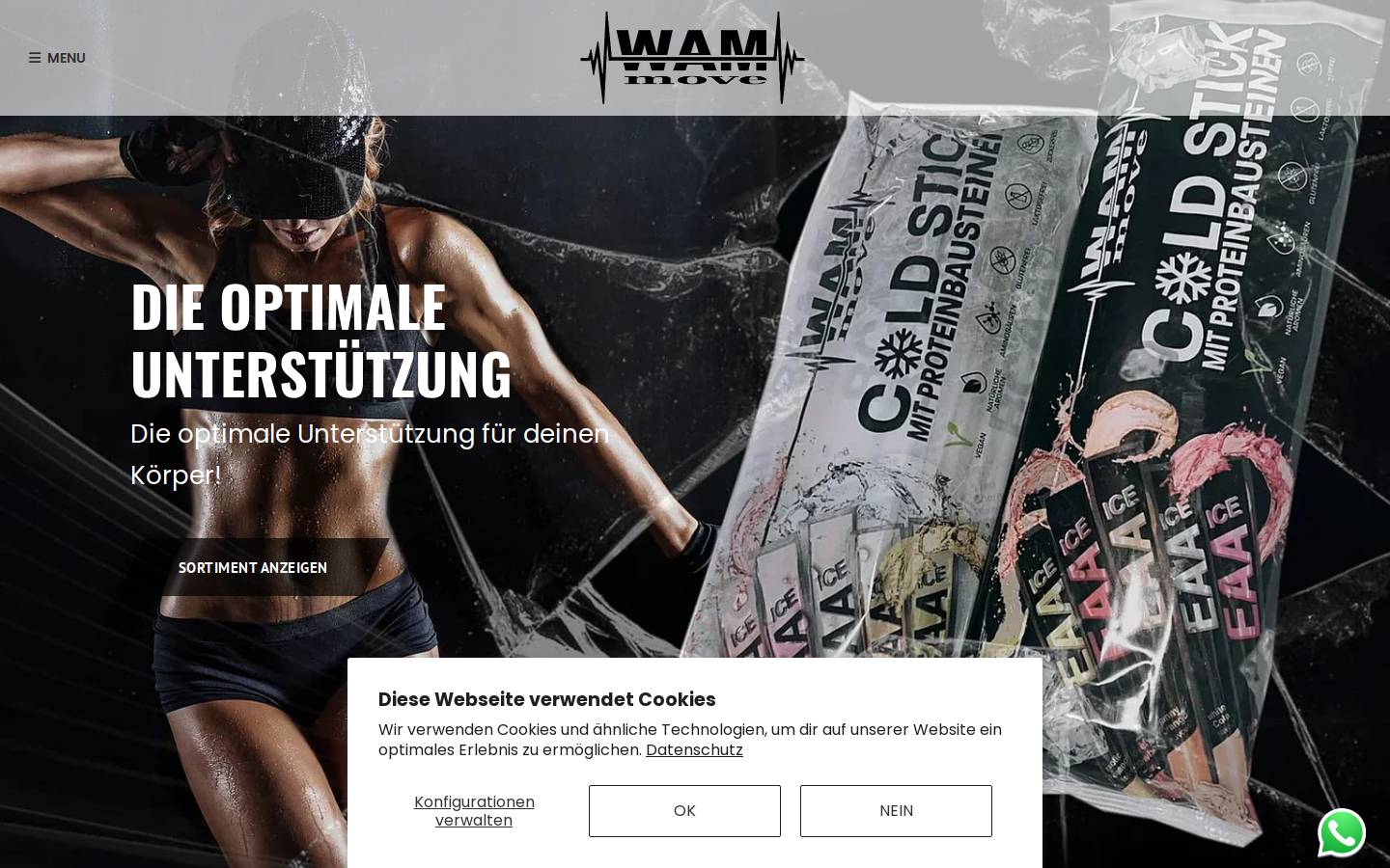wammove.de homepage screenshot