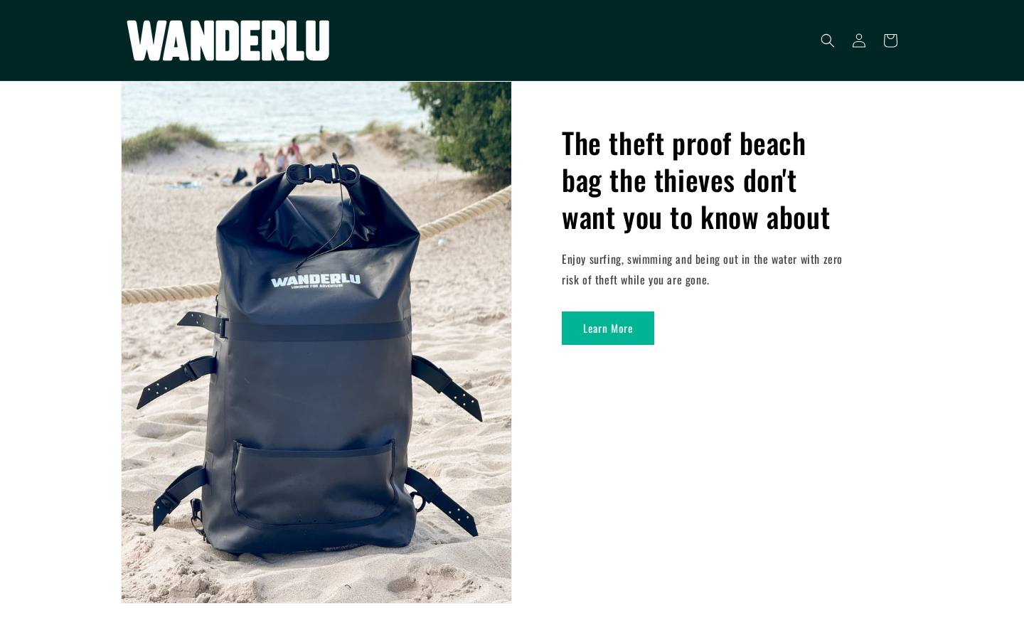 wanderlu.com homepage screenshot