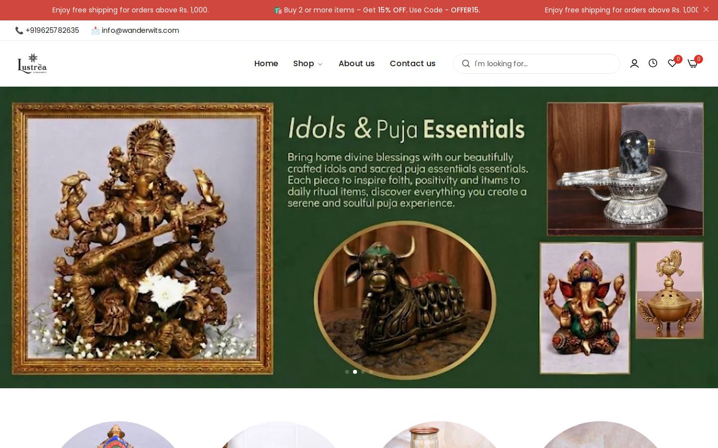 wanderwits.com homepage screenshot