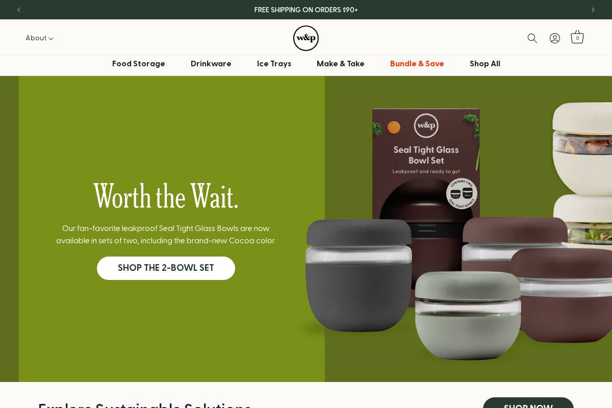 wandp.com homepage screenshot