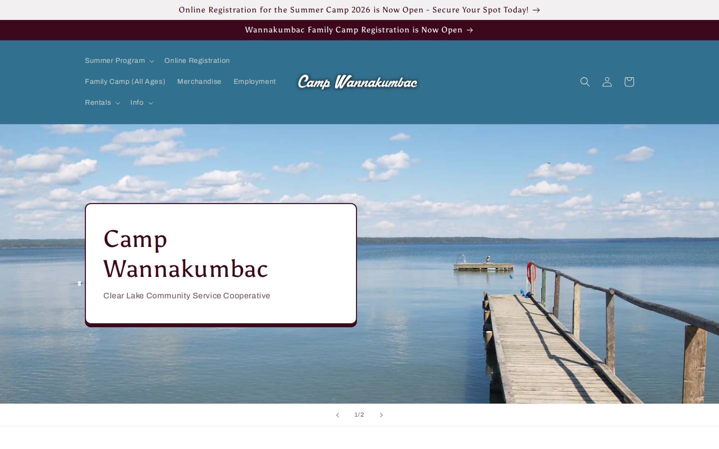 wannakumbac.com homepage screenshot
