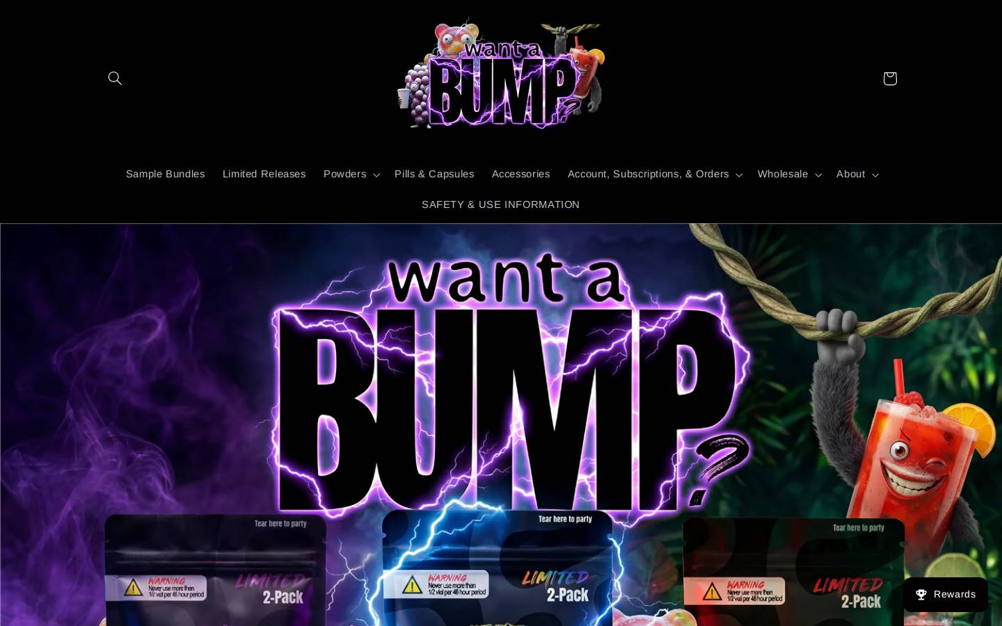 wantabump.com homepage screenshot