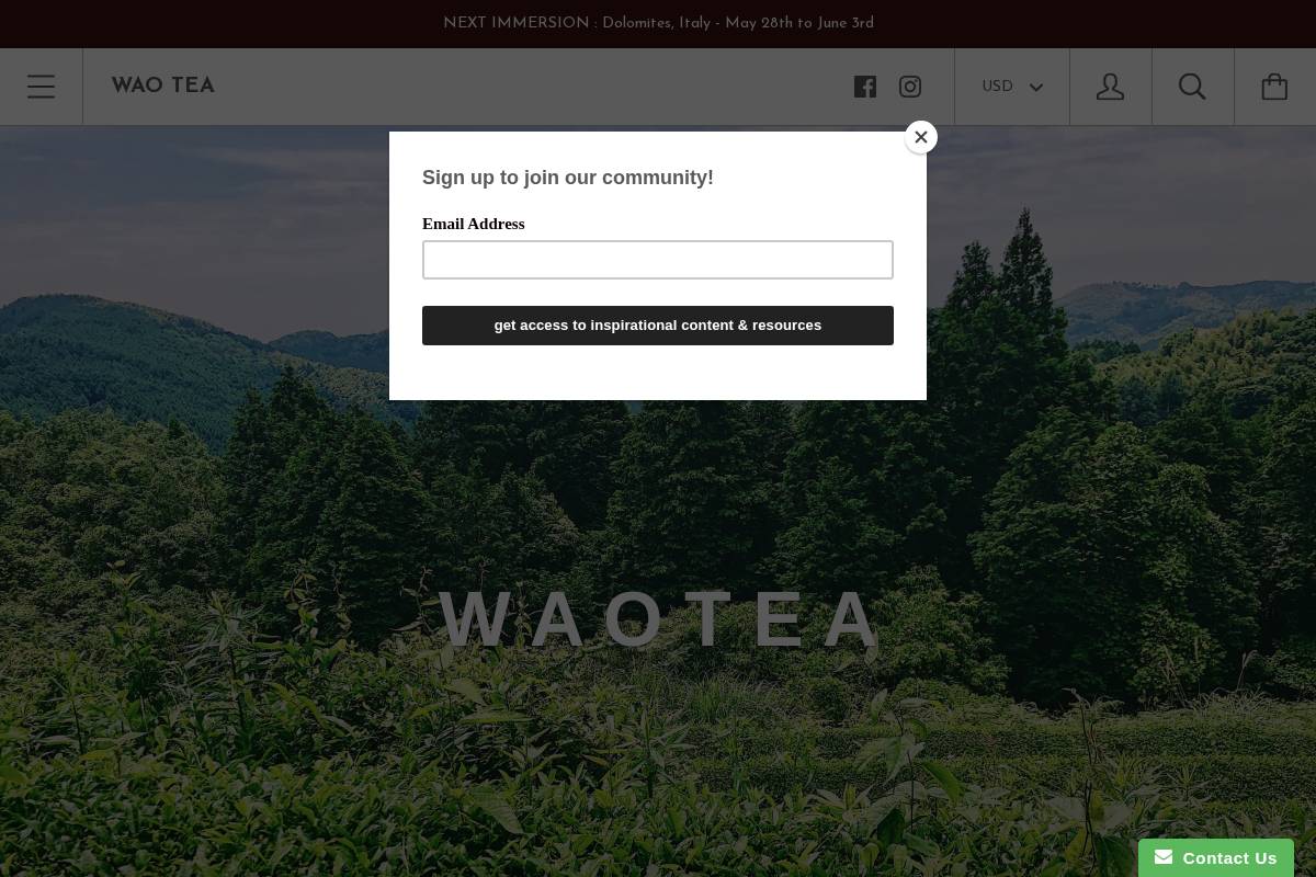 waotea.com homepage screenshot
