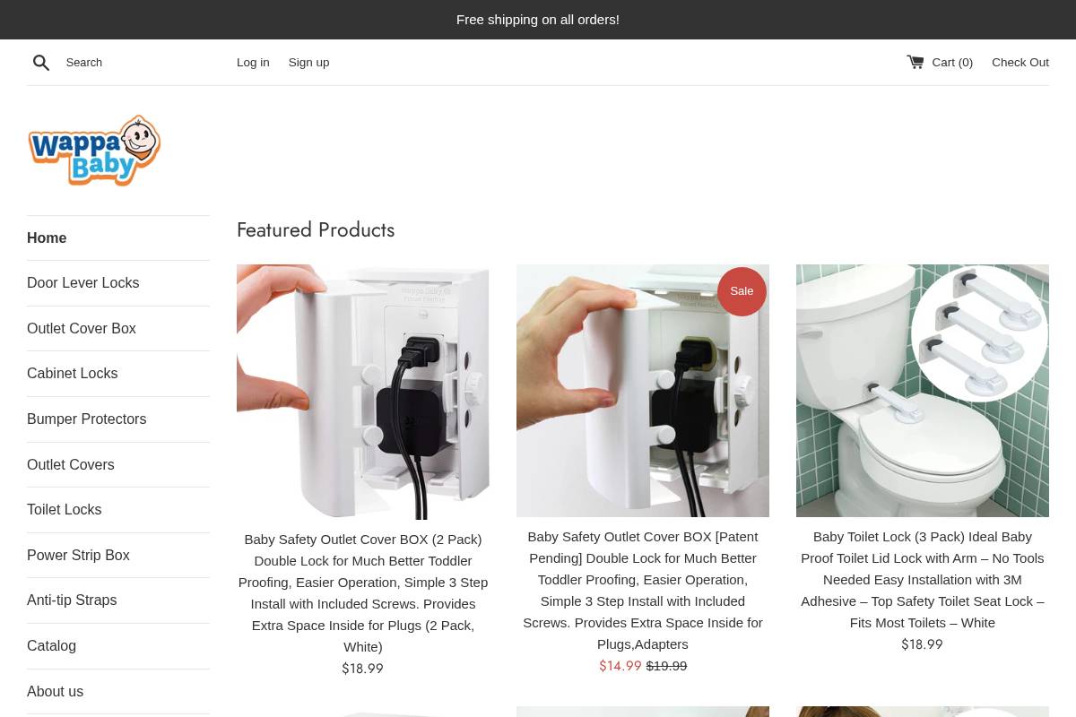 wappababy.com homepage screenshot