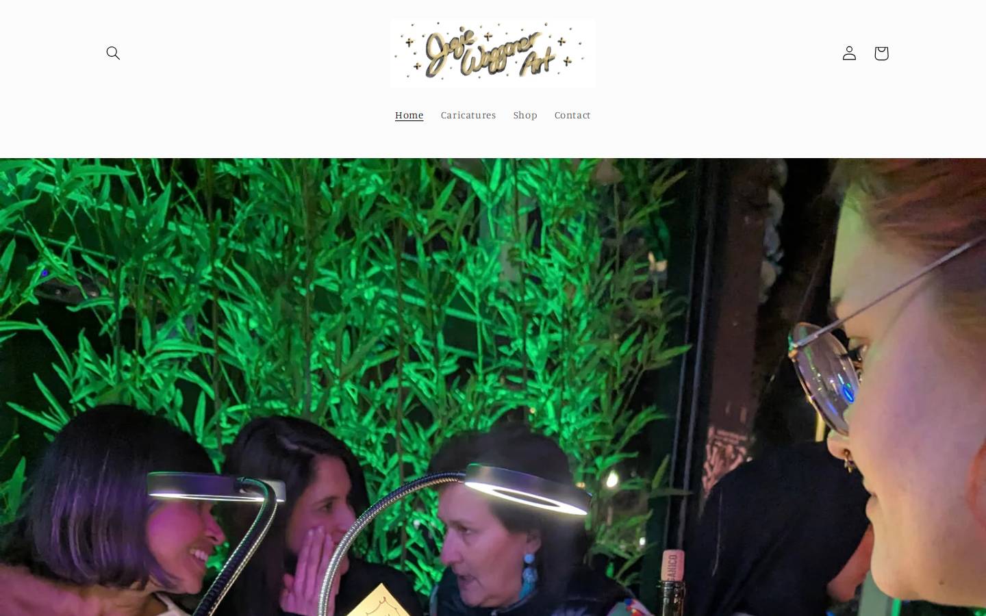 waqiestudios.com homepage screenshot