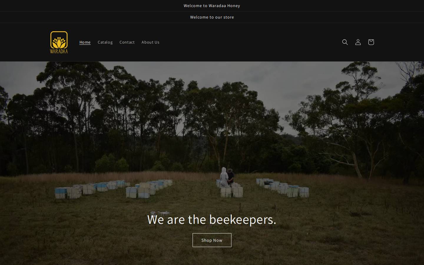 waradaa.com.au homepage screenshot