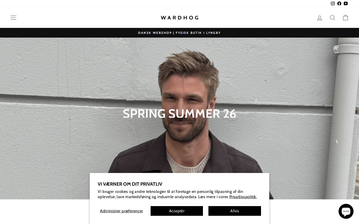 Wardhog homepage screenshot