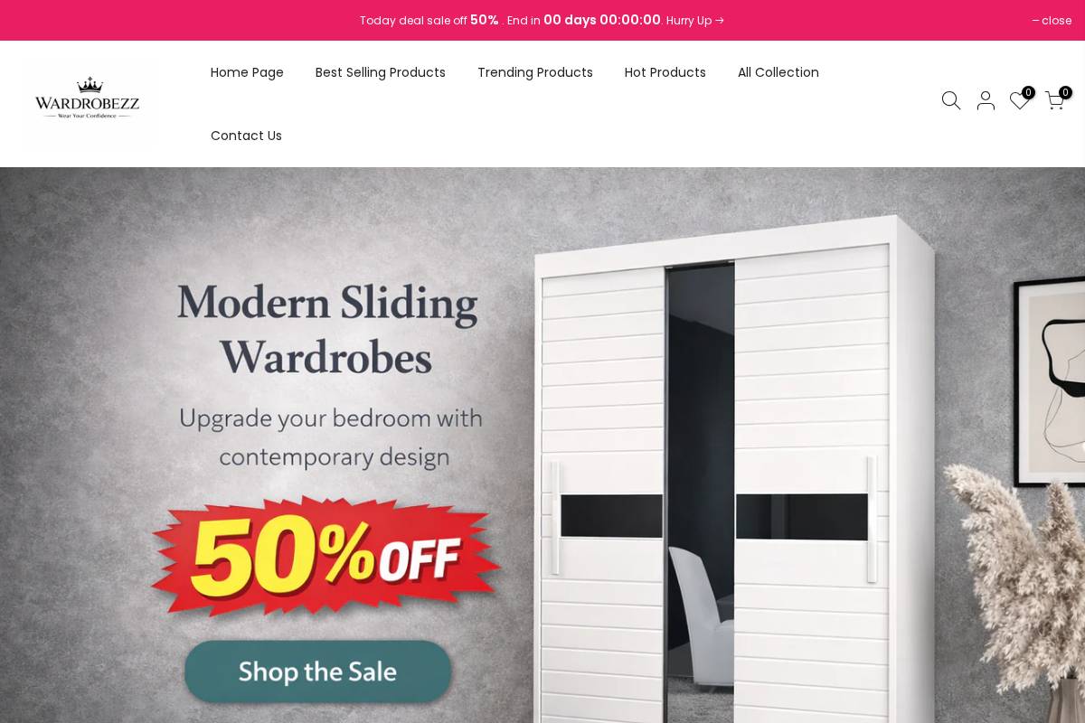 wardrobezz.com homepage screenshot