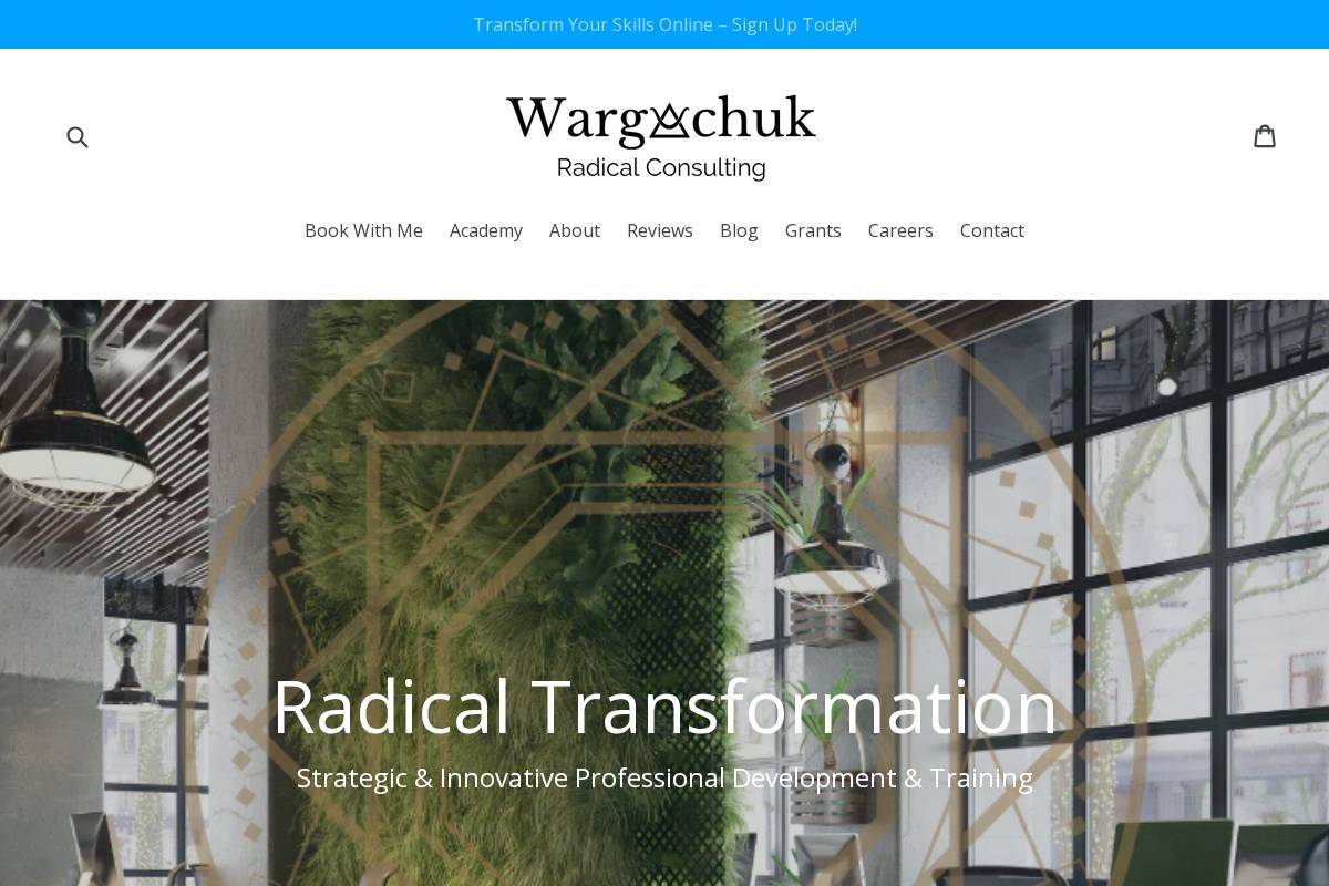 wargachuk.com homepage screenshot